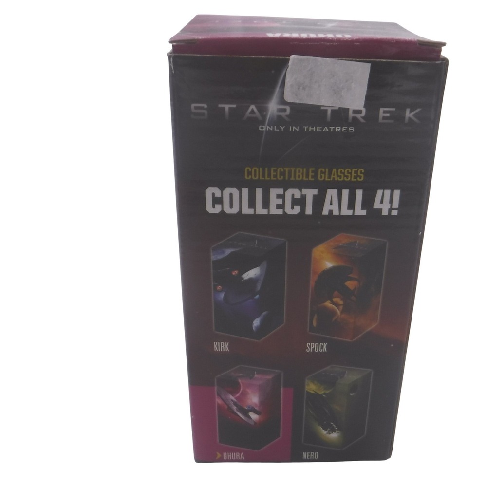 2008 Star Trek Uhura Collectible Glass In Box Paramount Pictures Burger King NIB
